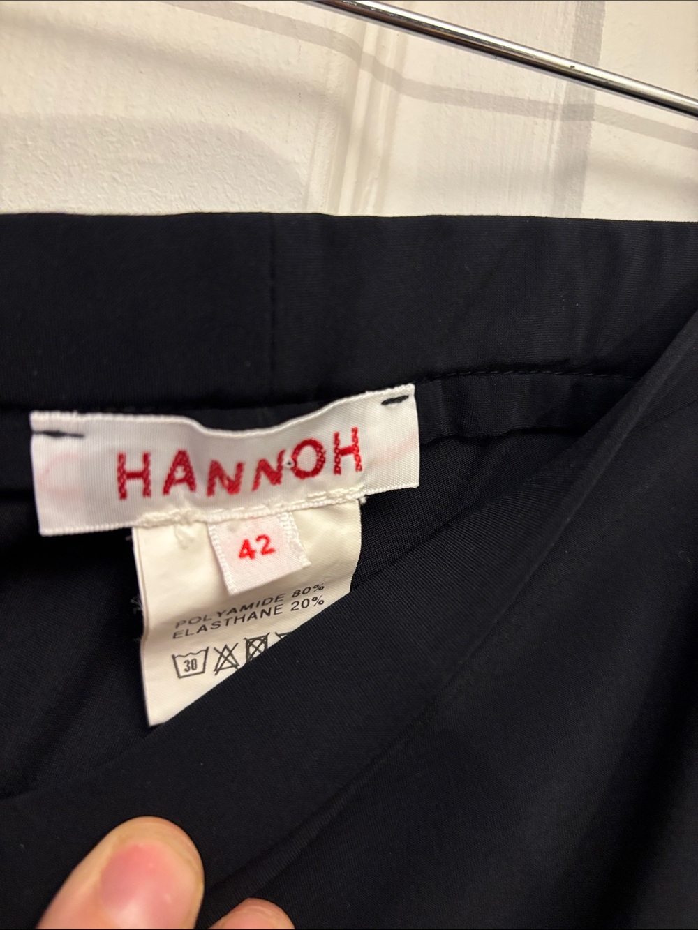 Hannoh Black Women's Ruched Tie-Front Skirt - Picture 2 of 5